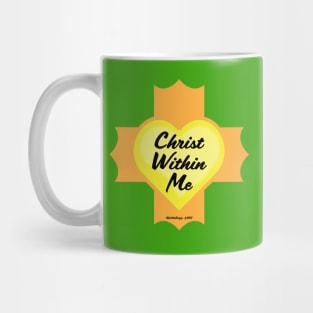 Christ Within Me Crown Cross Mug